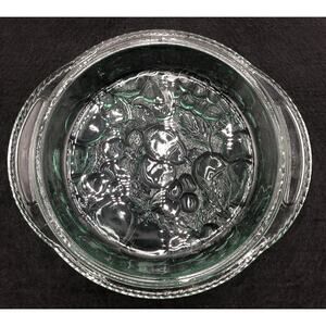 Vintage Libby Green Fruit Pie Plate 3D